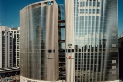 1984年完成当時の有楽町センタービル（有楽町マリオン）