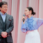 映画『遠い山なみの光』完成披露舞台挨拶