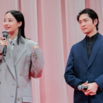 映画『遠い山なみの光』完成披露舞台挨拶