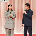 映画『遠い山なみの光』完成披露舞台挨拶