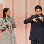 映画『遠い山なみの光』完成披露舞台挨拶