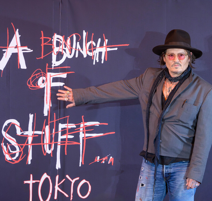 ジョニー・デップ「A Bunch of Stuff - Tokyo」内覧会&来日記者会見