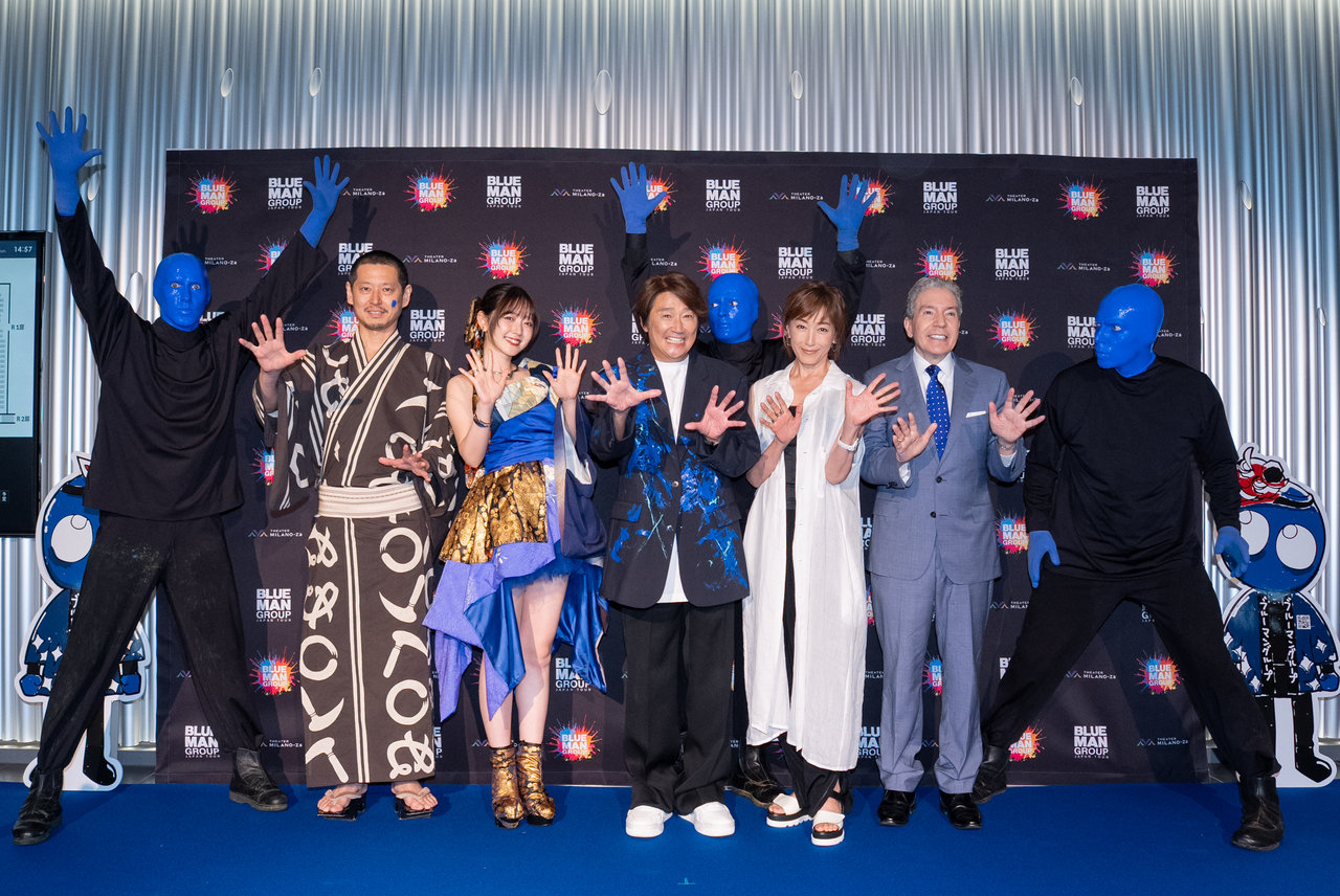 『ブルーマングループ 2026 新宿公演』プレスショー&囲み会見