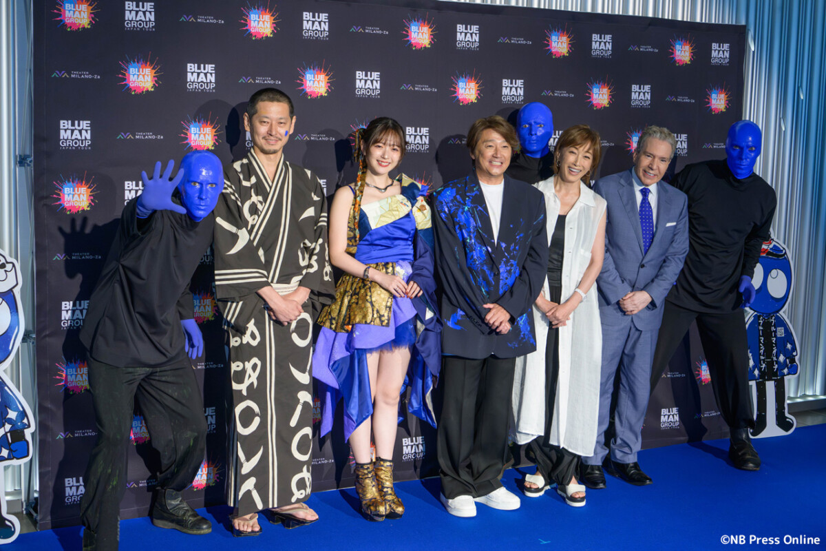 『ブルーマングループ 2026 新宿公演』プレスショー&囲み会見
