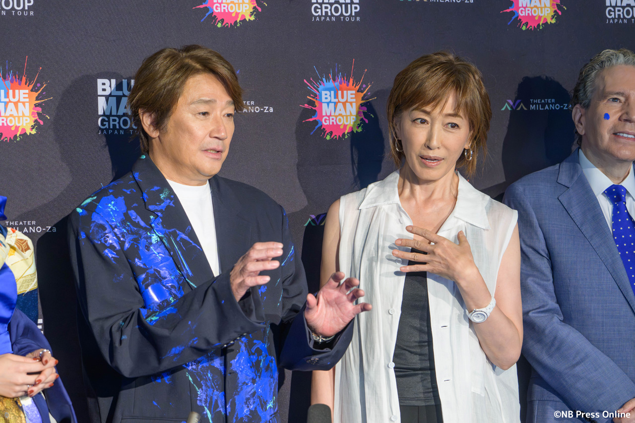『ブルーマングループ 2026 新宿公演』プレスショー&囲み会見
