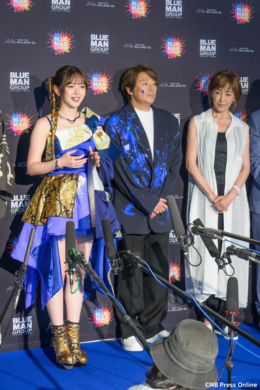 『ブルーマングループ 2026 新宿公演』プレスショー&囲み会見