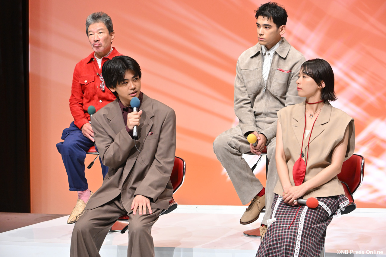 ドラマ「赤灯えれじい」記者会見